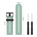 MoKo Garmin Fenixx 3 / Fenixx 5X Silikon Kay-Turquoise