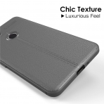 MoKo Google Pixel 2 Deri Bumper K�l�f-Grey