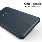 MoKo Google Pixel 2 Deri Bumper K�l�f-Navy