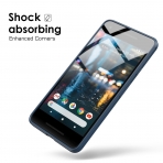 MoKo Google Pixel 2 Deri Bumper K�l�f-Navy
