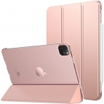 MoKo nce Kalem Blmeli iPad Pro Klf (11 in)-Rose Gold