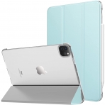 MoKo nce Kalem Blmeli iPad Pro Klf (11 in)-Sky Blue