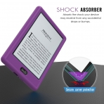 MoKo Kindle E-Reader (8.Nesil) Silikon Klf-Purple