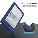 MoKo Kindle E-Reader (8.Nesil) Silikon Klf-Indigo
