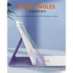 MoKo Klavyeli iPad Air 6.Nesil K�l�f (11 in�)-Taro Purple