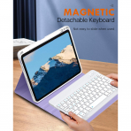 MoKo Klavyeli iPad Air 6.Nesil K�l�f (11 in�)-Taro Purple