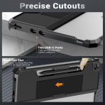 MoKo Microsoft Surface Pro 12 Standl Klf-Black