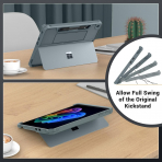 MoKo Microsoft Surface Pro 12 Standl Klf-Ocean Blue