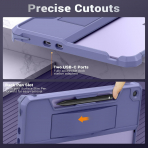 MoKo Microsoft Surface Pro 12 Standl Klf-Violet