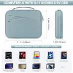 MoKo ift Katmanl Tablet antas (9-11 in)-Misty Blue