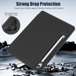 MoKo Samsung Galaxy Tab S10 FE Standl Klf -Denim Black 