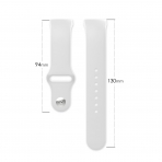 MoKo Samsung Gear S2 Soft Silikon Kay-White