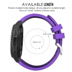 MoKo Samsung Gear S3 Soft Silikon Kay-Purple