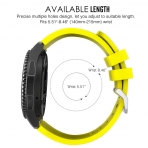 MoKo Samsung Gear S3 Soft Silikon Kay-Yellow