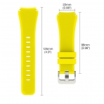 MoKo Samsung Gear S3 Soft Silikon Kay-Yellow