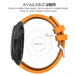 MoKo Samsung Gear S3 Soft Silikon Kay-Orange