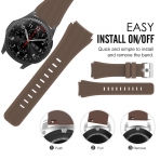 MoKo Samsung Gear S3 Soft Silikon Kay-Brown