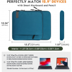 MoKo Stylish Tablet �antas�(12.9 in�)-Peacock Blue