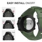 MoKo Suunto Core Yumuak Silikon Kay-Green