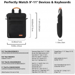 MoKo Tablet Omuz antas (9-11 in)-Black