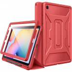 MoKo Rugged Galaxy Tab S6 Lite Klf (10.4 in)-Red