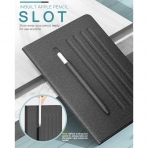 MoKo iPad Air 4 Kalem Blmeli Klf (10.9 in)-Black