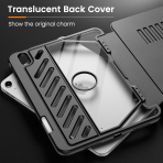 MoKo Apple iPad A16 Rugged Klf (11 in)-Black