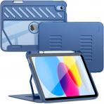 MoKo Apple iPad A16 Rugged Klf (11 in)-Navy Blue