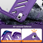 MoKo Apple iPad A16 Rugged Klf (11 in)-Purple Violet 
