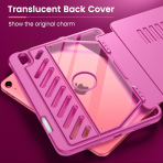 MoKo Apple iPad A16 Rugged Klf (11 in)-Peach Pink