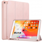 MoKo iPad Kalem Blmeli Klf (10.2 in)(7.Nesil)-Rose Gold