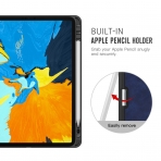 MoKo iPad Pro Kalem Blmeli Klf (11in)-Indigo