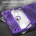 MoKo iPad Air M2 Rugged Klf (11 in)-Purple Violet 