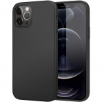 MoKo iPhone 12 Silikon Klf-Black