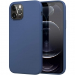 MoKo iPhone 12 Silikon Klf-Navy Blue