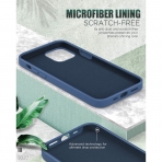 MoKo iPhone 12 Silikon Klf-Navy Blue