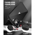 MoKo iPhone 12 Mini effaf Klf-Crystal Clear/Black
