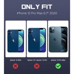 MoKo iPhone 12 Pro Max effaf Klf-Crystal Clear