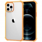 MoKo iPhone 12 Pro Max effaf Klf-Crystal Clear/Orange