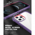 MoKo iPhone 12 Pro Max effaf Klf-Crystal Clear/Purple