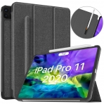 Moko iPad Pro Kalem Blmeli Klf (11 in)(2.Nesil)-Black