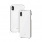 Moshi iPhone XS Max iGlaze Serisi Klf (MIL-STD-810G)-White