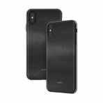 Moshi iPhone XS Max iGlaze Serisi Klf (MIL-STD-810G)-Black