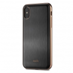 Moshi iPhone X iGlaze Stylish Klf (MIL-STD-810G)-Black