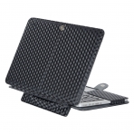 Mosiso MacBook Pro Book 3 Boyutlu Deri Klf (13 in)-Black