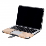 Mosiso MacBook Pro Book 3 Boyutlu Deri Klf (13 in)-Gold