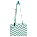 Mosiso MacBook 12 in Chevron Style Fabric Sleeve anta-Hot Blue