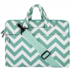 Mosiso MacBook 12 in Chevron Style Fabric Sleeve anta-Hot Blue