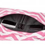 Mosiso MacBook 12 in Chevron Style Fabric Sleeve anta-Rose Red