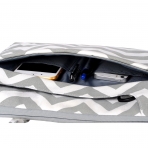 Mosiso MacBook 15 in Chevron Style Fabric Sleeve anta-Grey